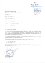 Kesit Metal Products EN 15085_2 Temporary Document
